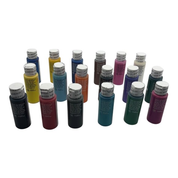 Apple Barrel Matte Acrylic Paint Plaid 18 Pc Set 2 fl oz Assorted Colors - Picture 3 of 13